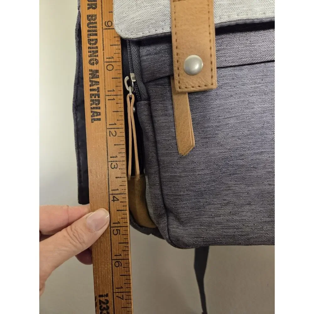 Eddie Bauer Cascade First Adventure Backpack Diaper Bag Gray Travel Sack
